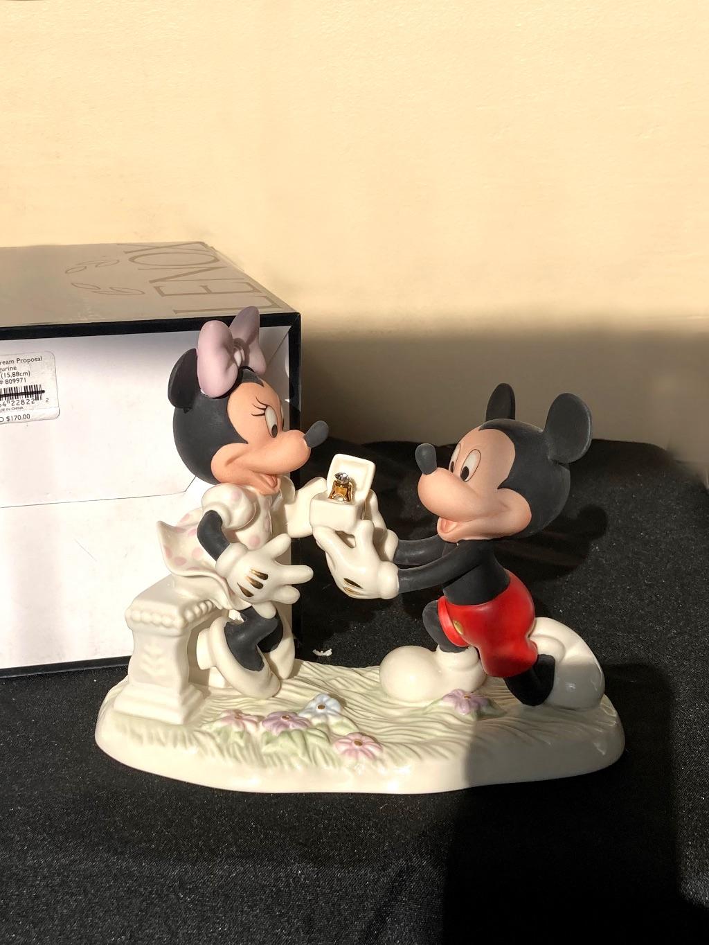 Mickey and Minnie Lennox Figurines