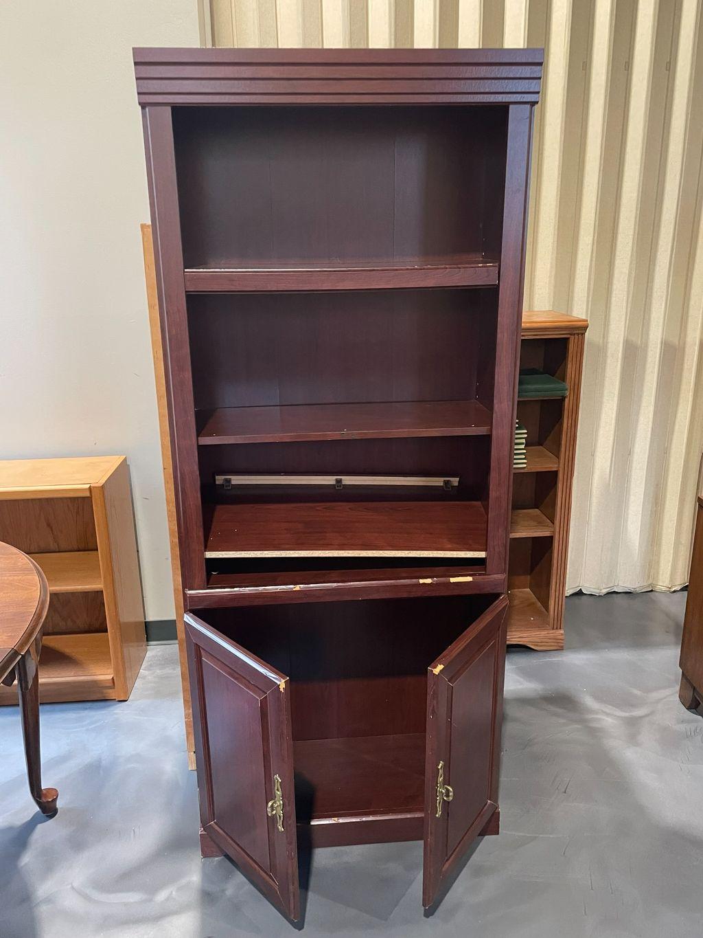 Shelving Unit with Bottom Cabinet
