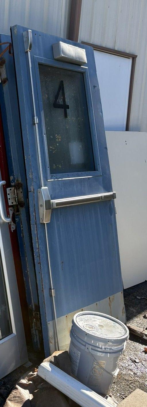 36'' Blue Steel Door #2