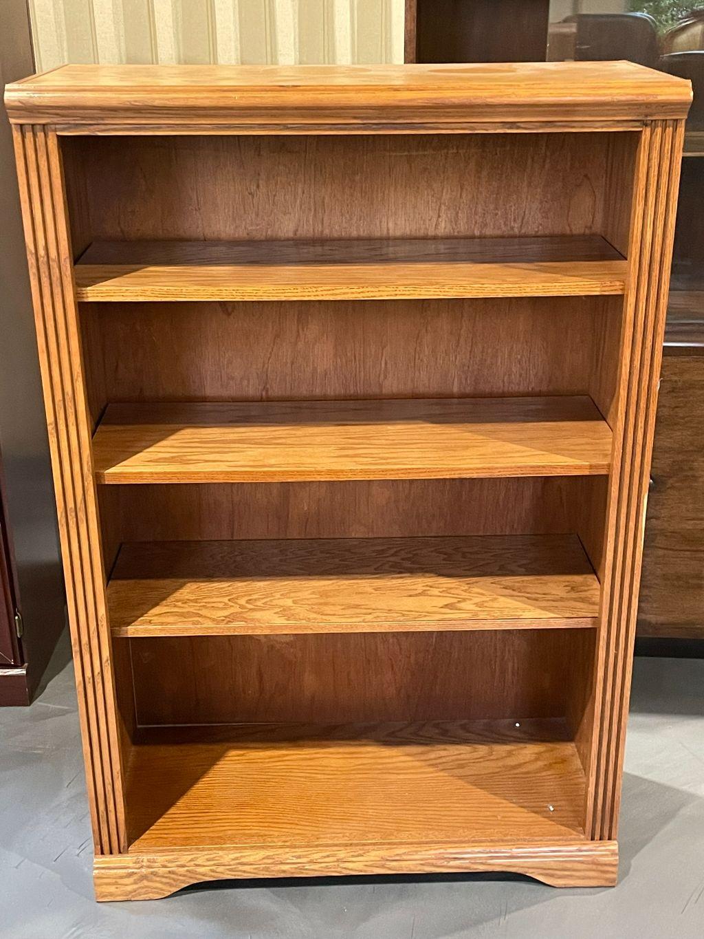 Oak 5-Shelf Bookcase