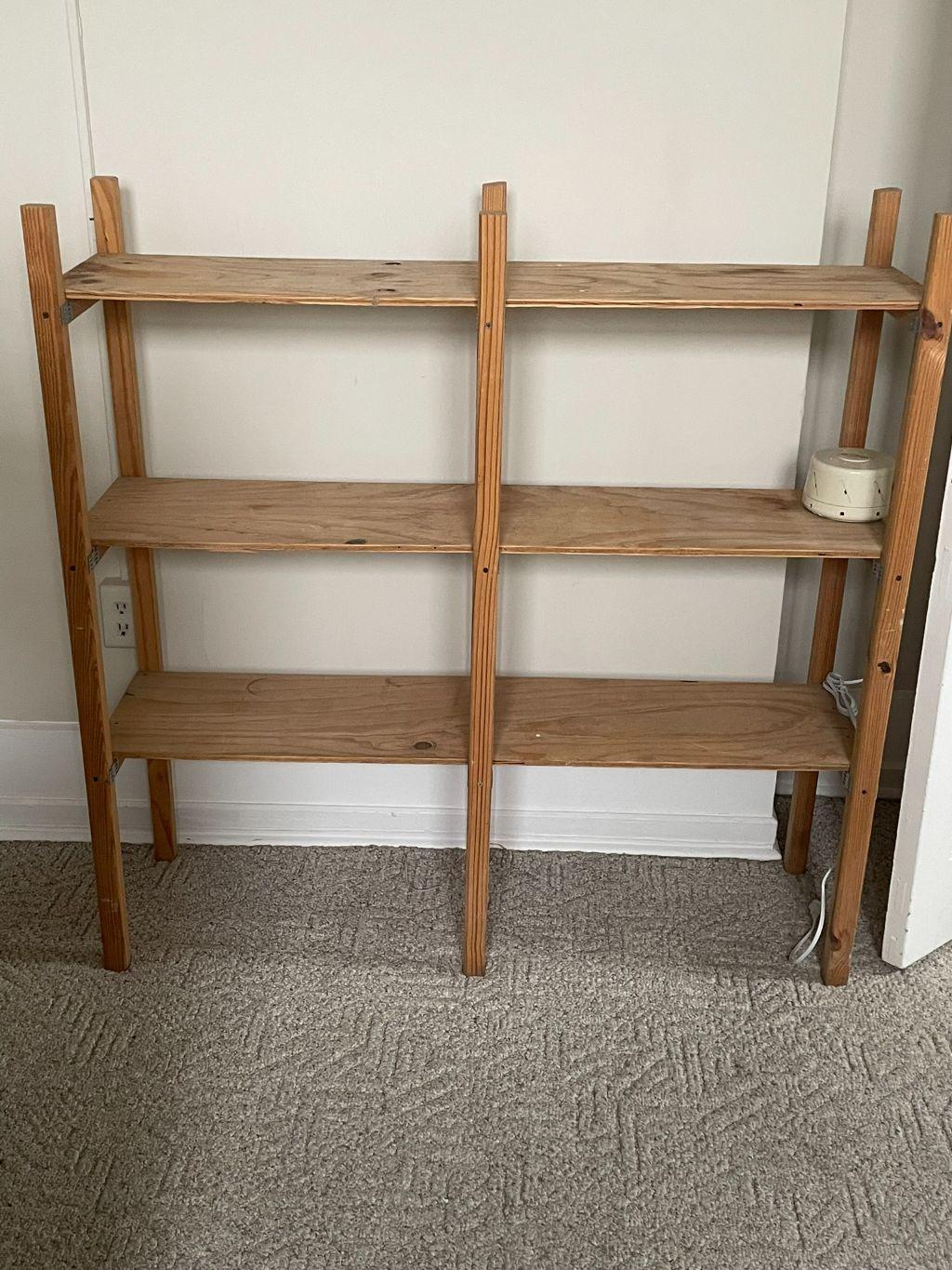 3 Shelf Plywood Storage Shelving