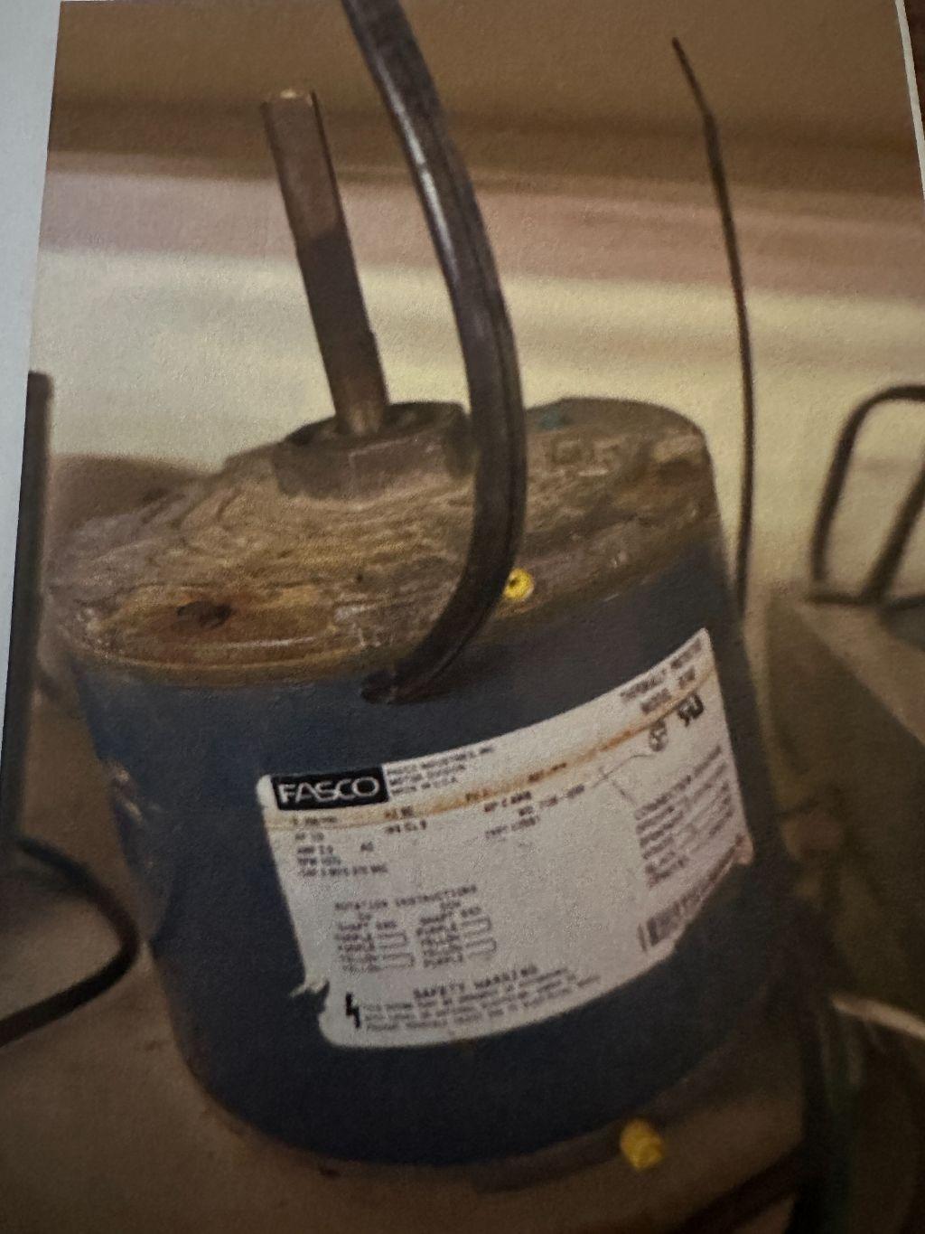 Electric AC Motor #1 - 1/3 Horsepower