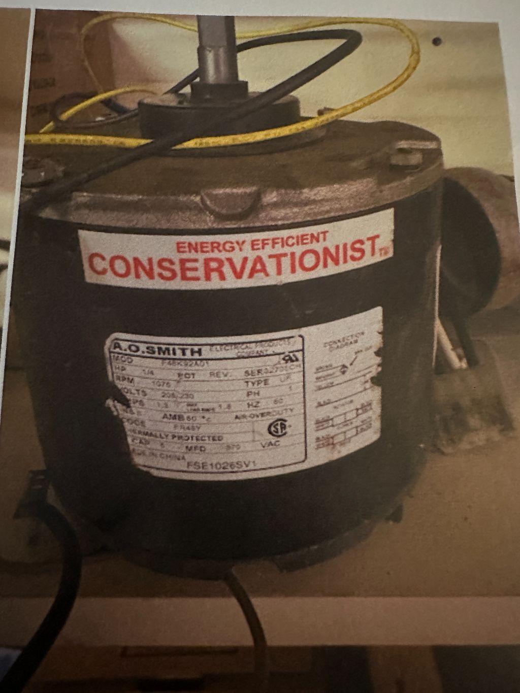 Electric AC Motor #2 - 1 Horsepower