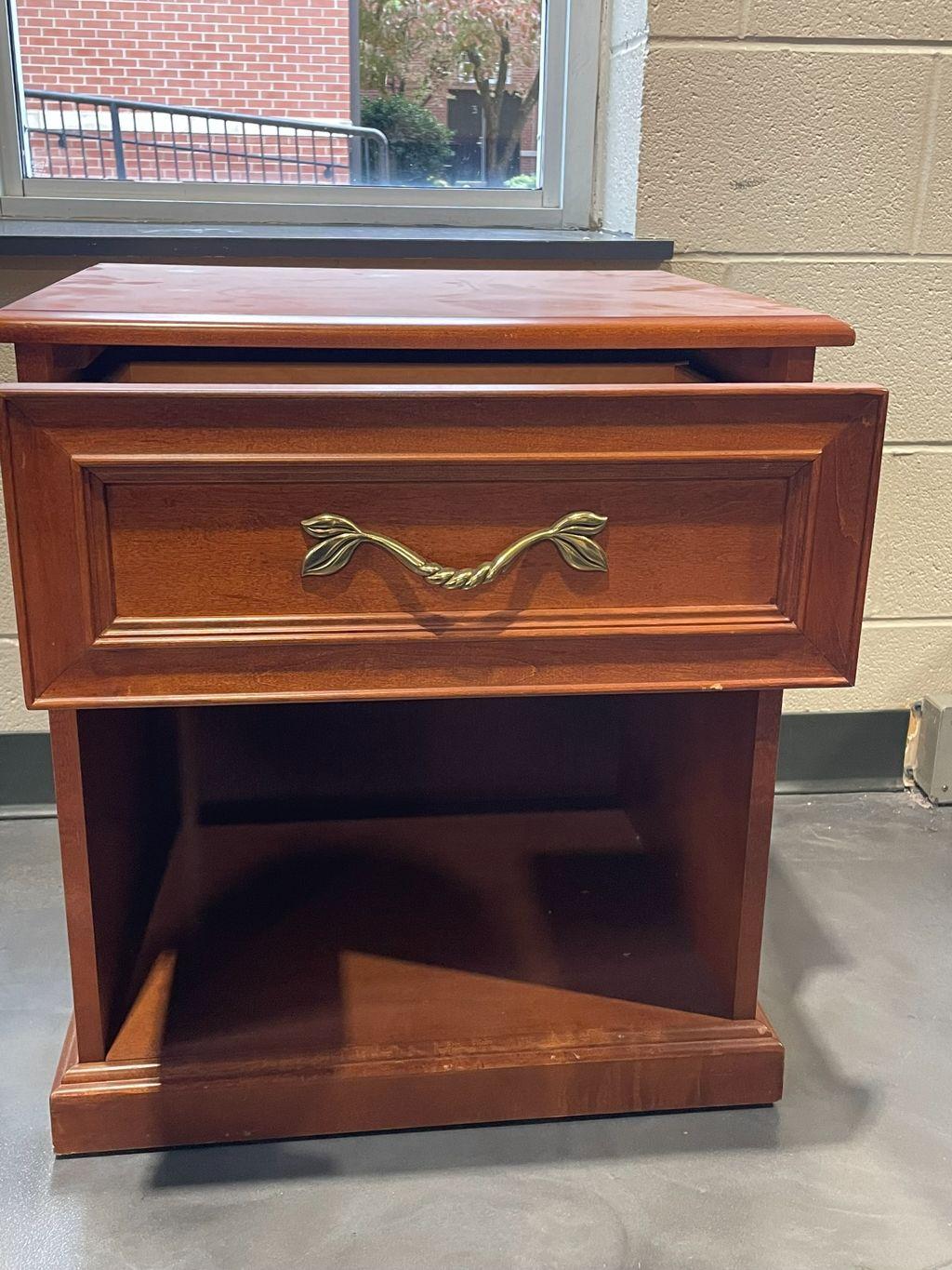 Cherry Wood Nightstand #1
