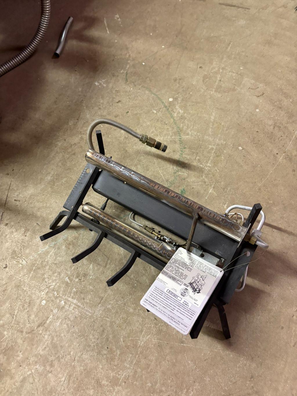 Gas Log Kit w/ Fake Logs