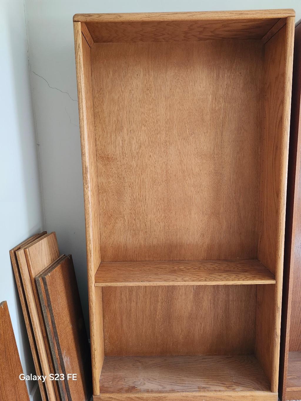 5 Shelf Wood Bookcase