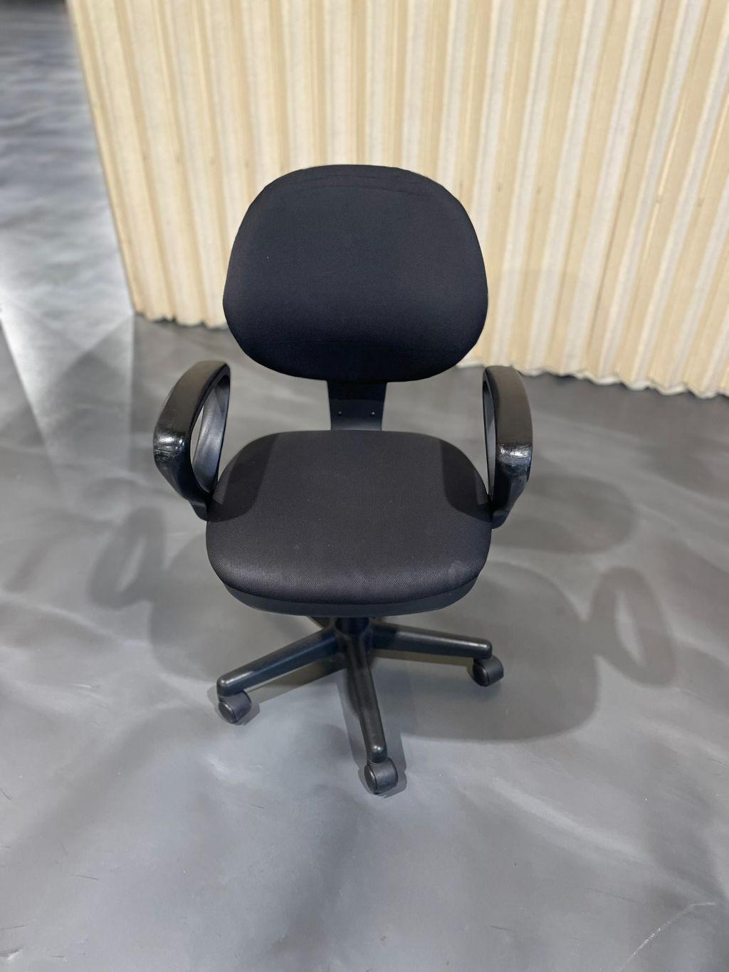 Black Short-Back Office Chair #2