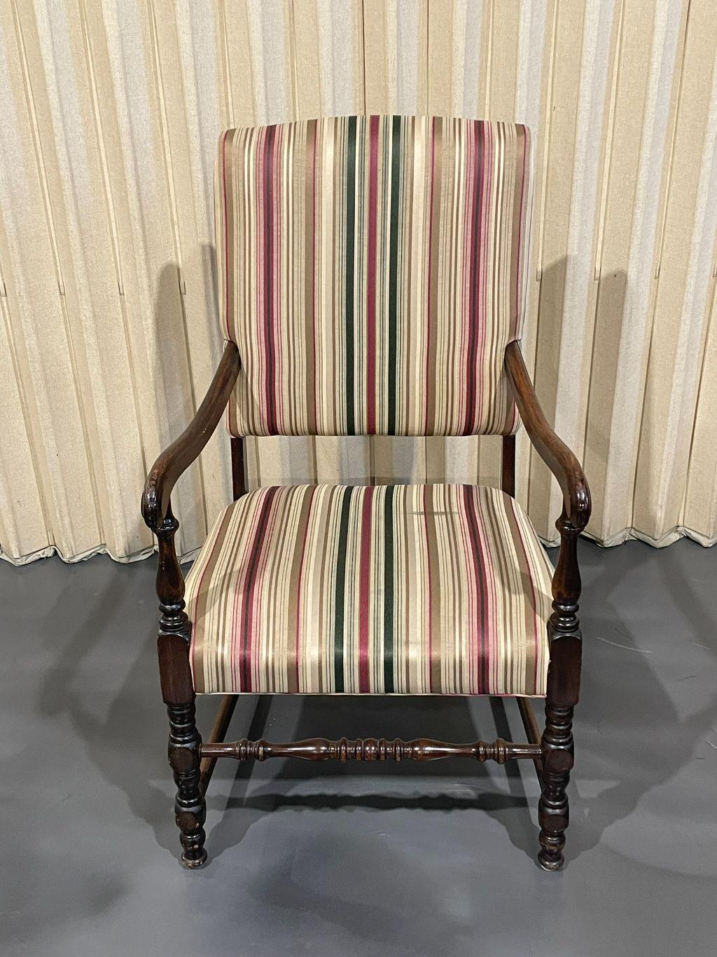 Striped Guest Chair