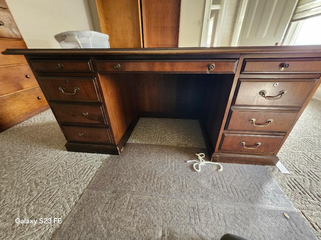 Wood Office Desk - Upstairs