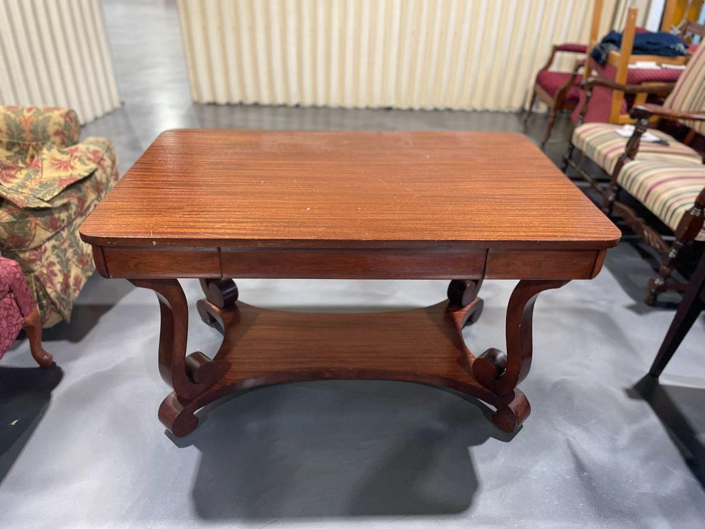 Tiger Oak Library Table