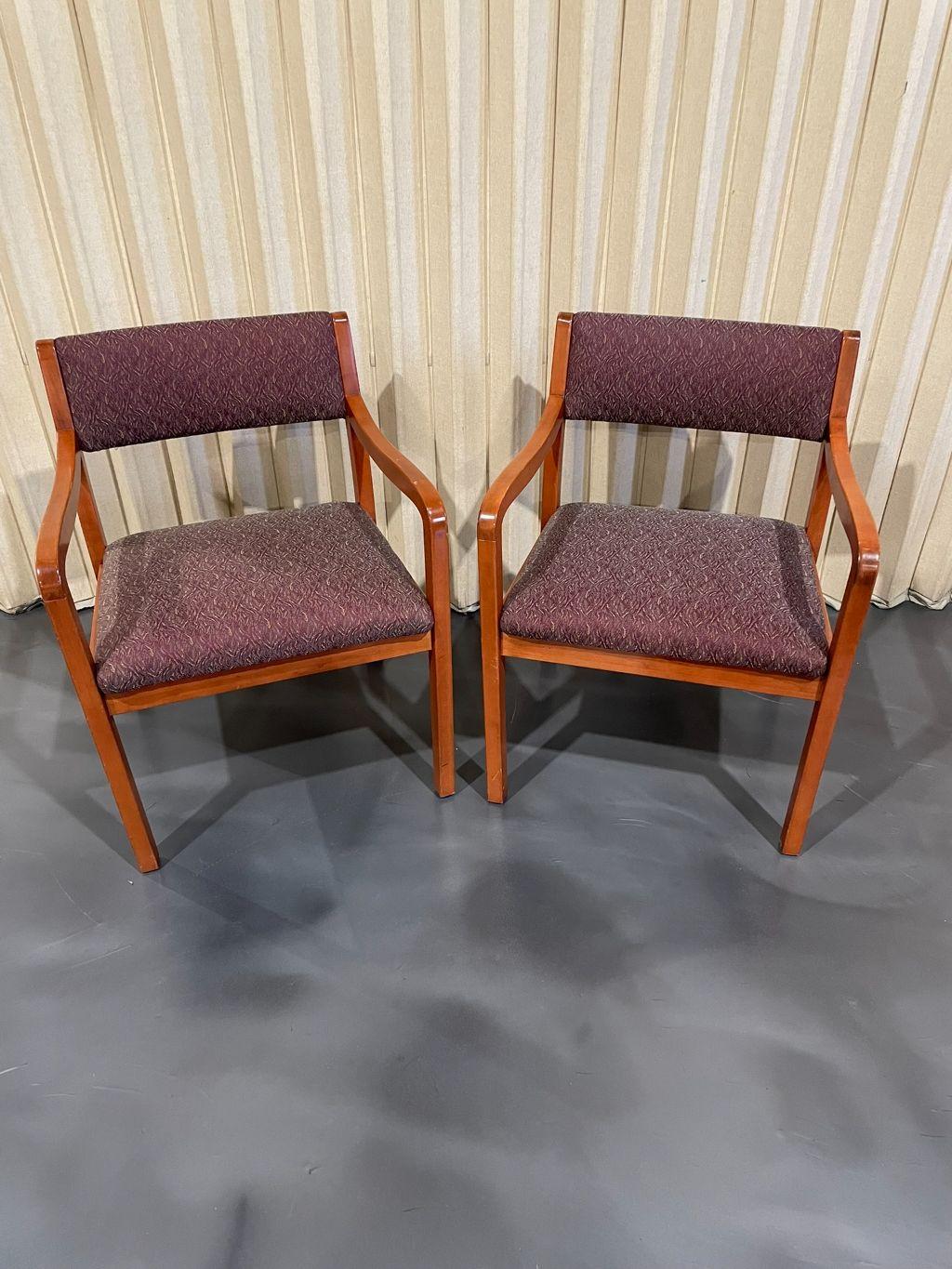 Set of Wooden Armchairs