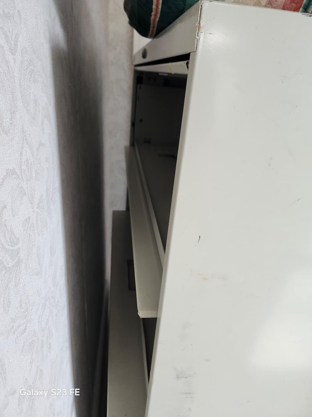 4 Drawer Grey File Cabinet