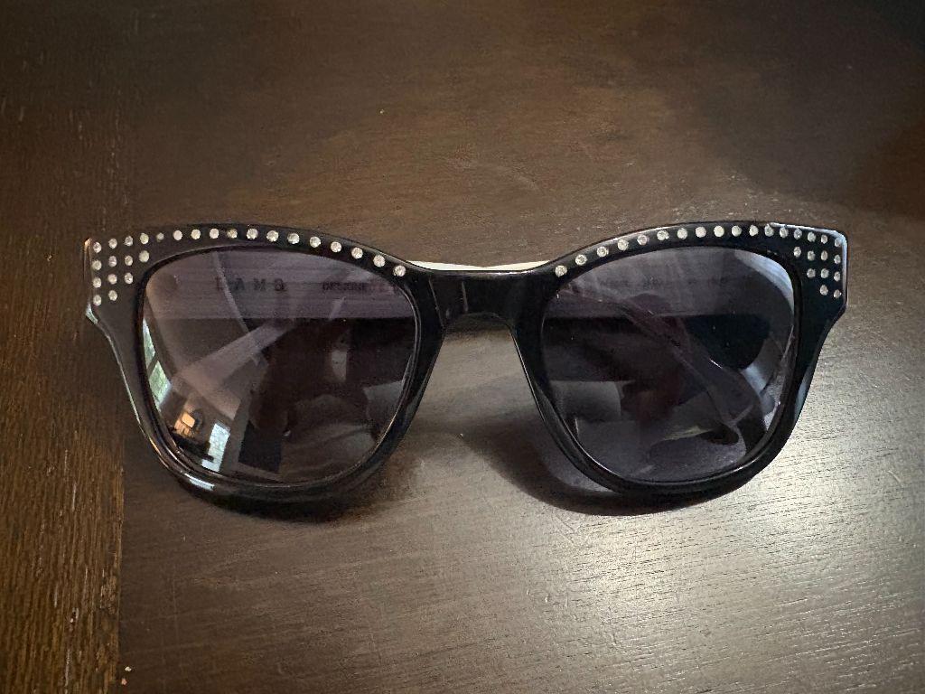 L.A.M.B Rhinestone Sunglasses
