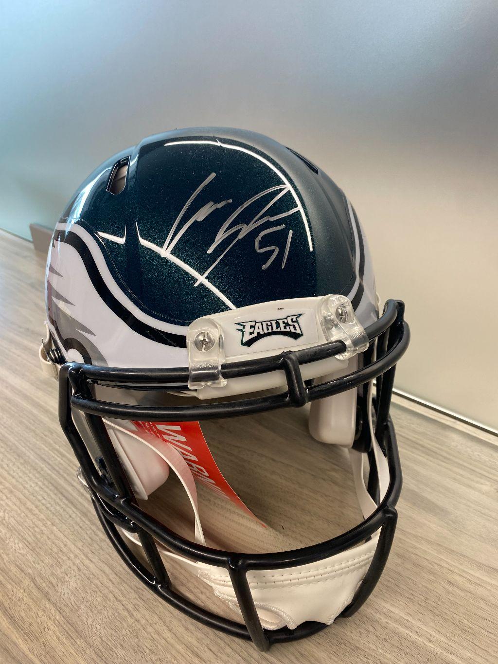 Signed Cam Jurgens Helmet