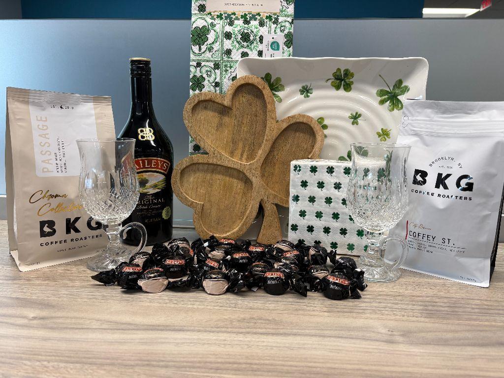 Luck of the Irish Coffee + Waterford Crystal Irish C...