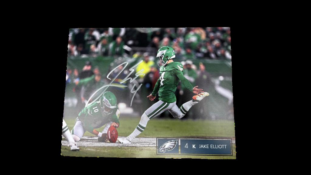 Signed Jake Elliott Photograph