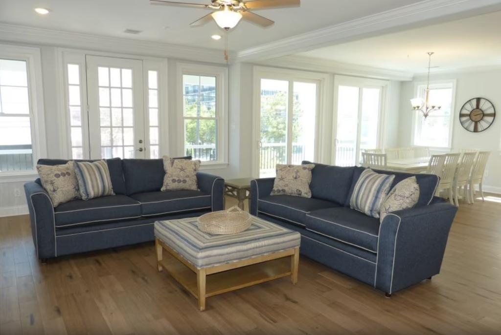 Spacious 5 Bedroom Ocean City, NJ 2nd Floor Beach House - 1 Block from Boardwalk!