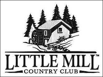 Foursome for golf at Little Mill Country Club, Marlt...