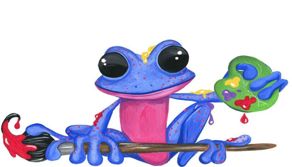 Custom 11x14 Pet Portrait by Spotted Frog Art Studio