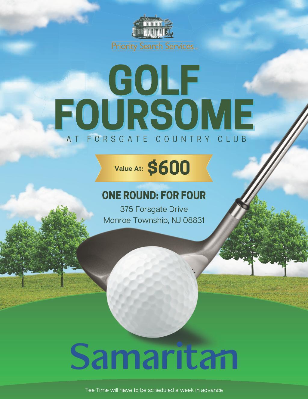 Foursome at Forsgate Country Club