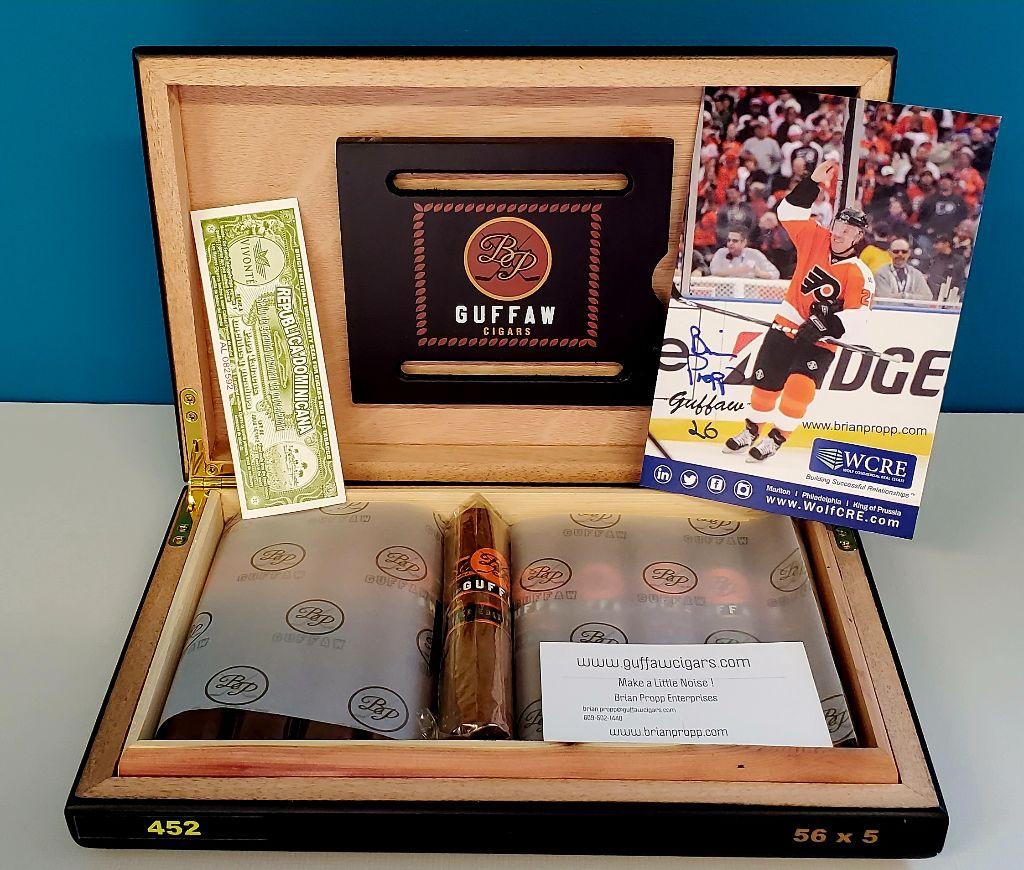 Guffaw Cigars Signed by Brian Propp