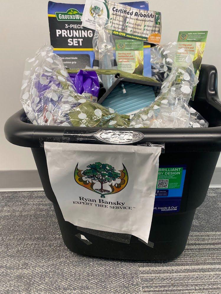 Landscaping Basket and Coupons to Ryan Banksy Tree E...