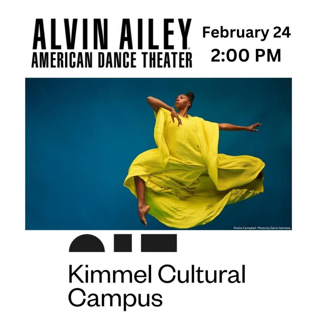 Two tickets to Alvin Ailey American Dance Theater at...