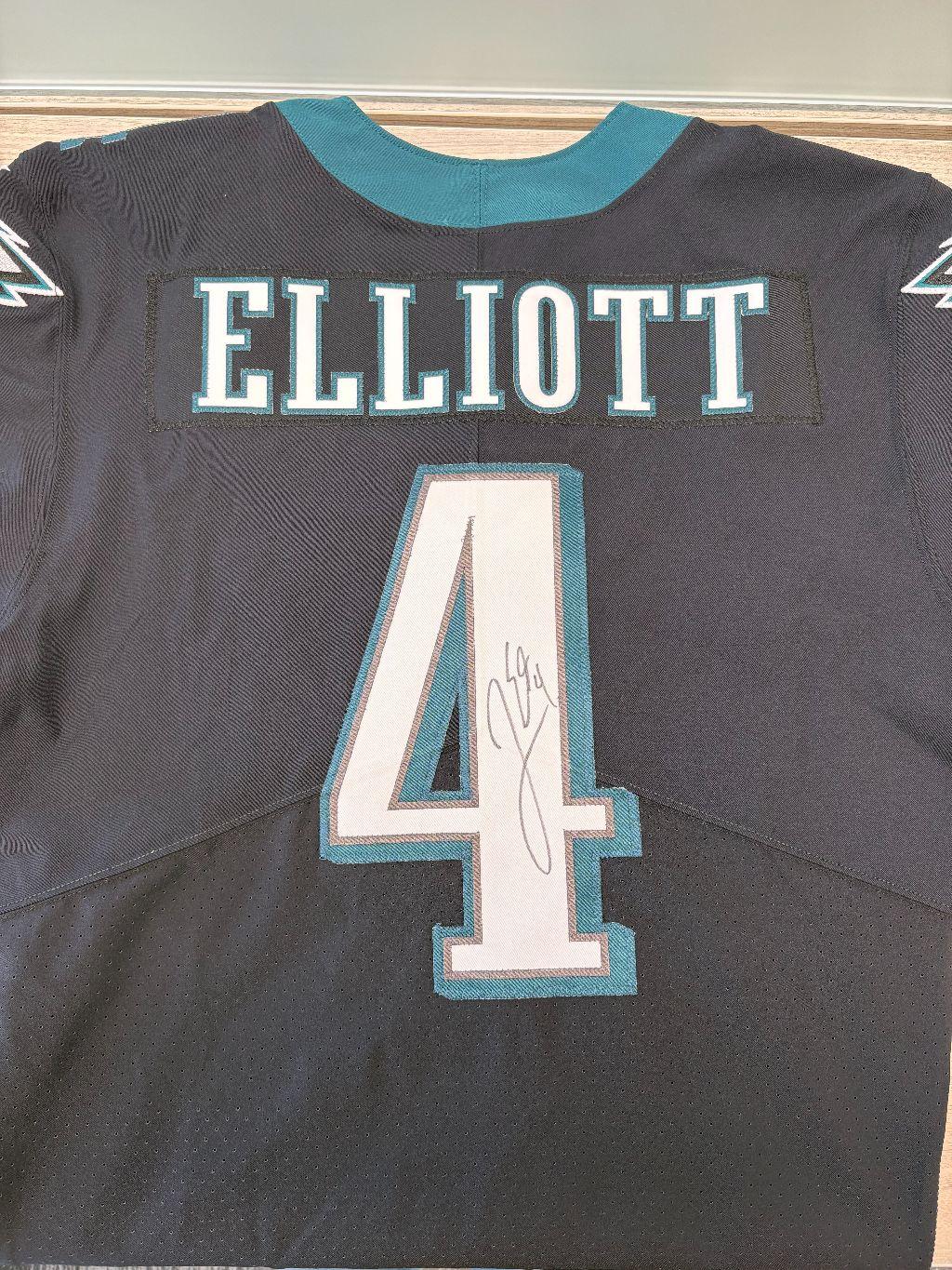 Autographed Jersey - Jake Elliot and Great Frame Up ...
