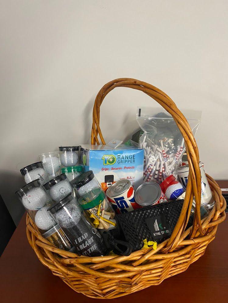 Fun Golf Novelty Items Basket
