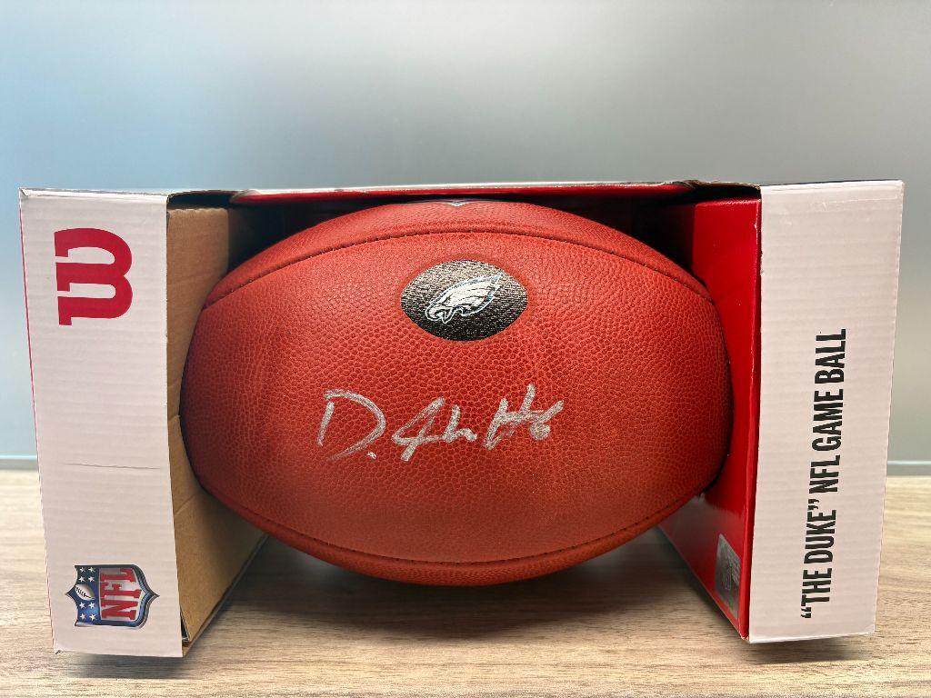 Autographed Football - DeVonta Smith