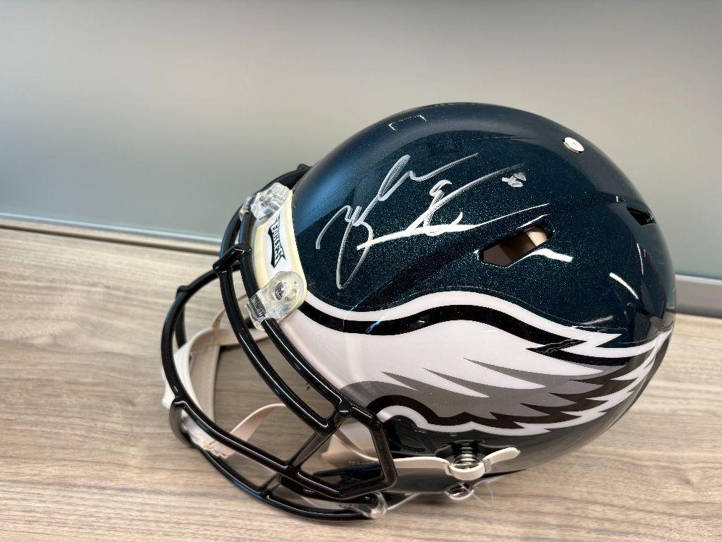 Autographed Helmet - Zack Ertz
