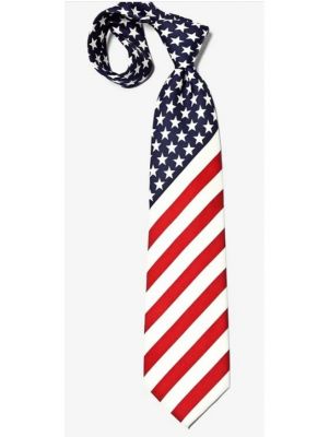 Stars and Stripes Navy Blue Tie