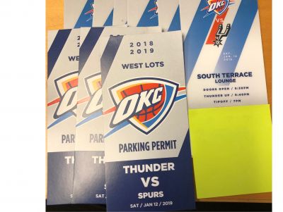 OKC Thunder vs Spurs Game Tickets