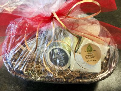 Treat your lady basket.. The Bath Labs and Plaza Salon