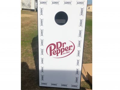 Dr Pepper & Sonic Cornhole Boards