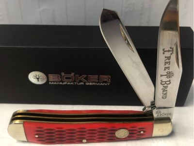 Boker 2 Blade Pocket Knife (red)