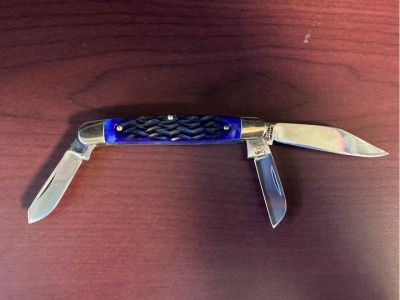 Hen & Rooster Blue Knife