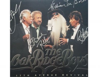 Autographed vinyl by The OakRidge Boys