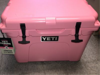 Yeti Cooler (Pink) and Tumbler Package