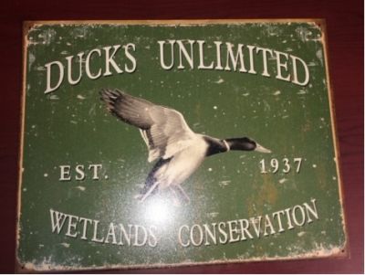 Ducks Unlimited Sign