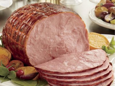 One smoked ham