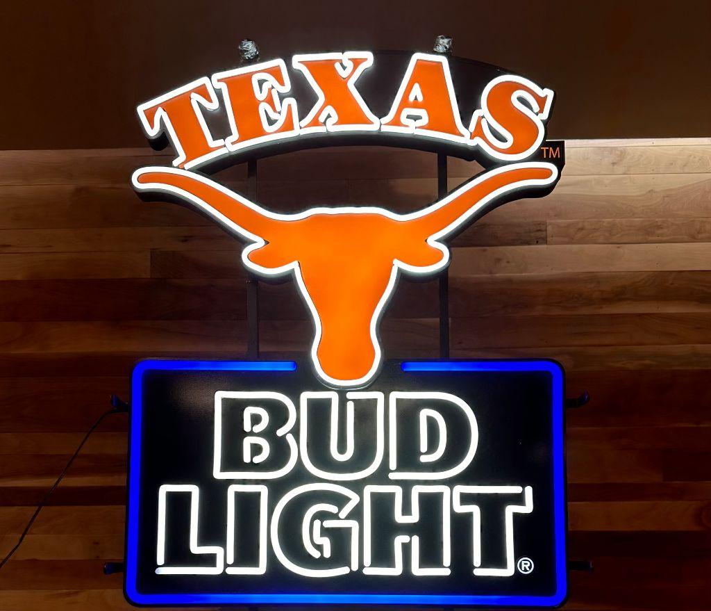 Texas Longhorns Bud Light LED Sign