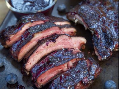 Smoked Ribs from David's Meat Market