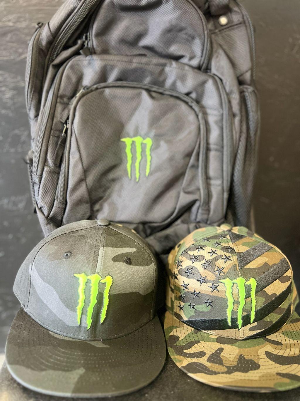Monster Energy - Backpack & Hat (Bundle)