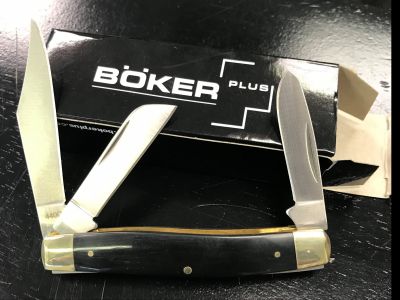 Boker Plus 3 Blade Knife-Black