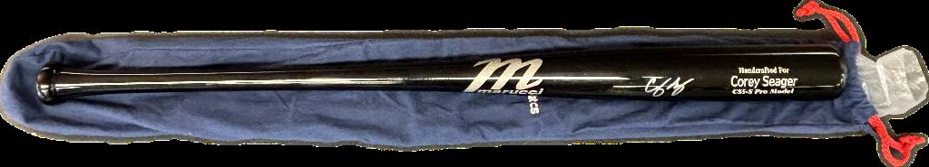 Texas Rangers Autographed Bat