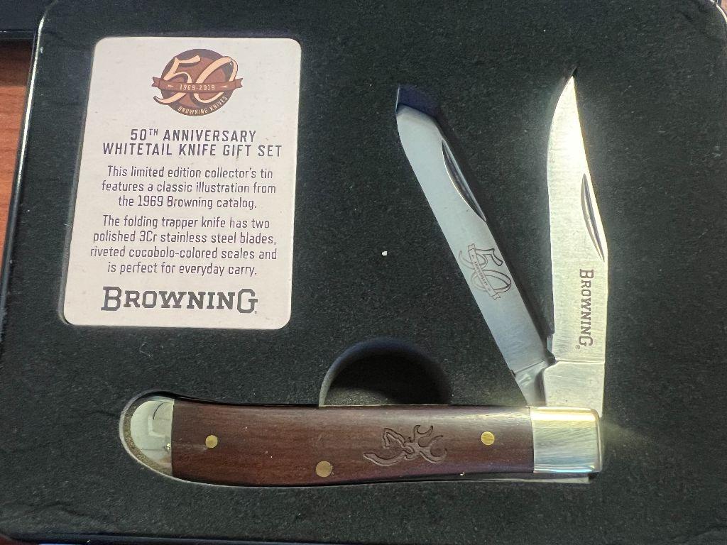Browning 50th Whitetail Anniversary Knife Set