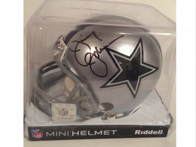 Jimmy Johnson, Former Dallas Cowboys Head Coach Autographed Mini-Helmet