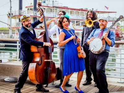 6 Tickets to Jazzy Ash and the Leaping Lizards at the ECA! + $50 Gift Card for Demetris Woodstone Taverna