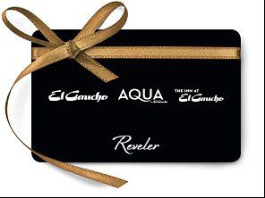$400 for El Gaucho, Aqua or Inn at El Gaucho